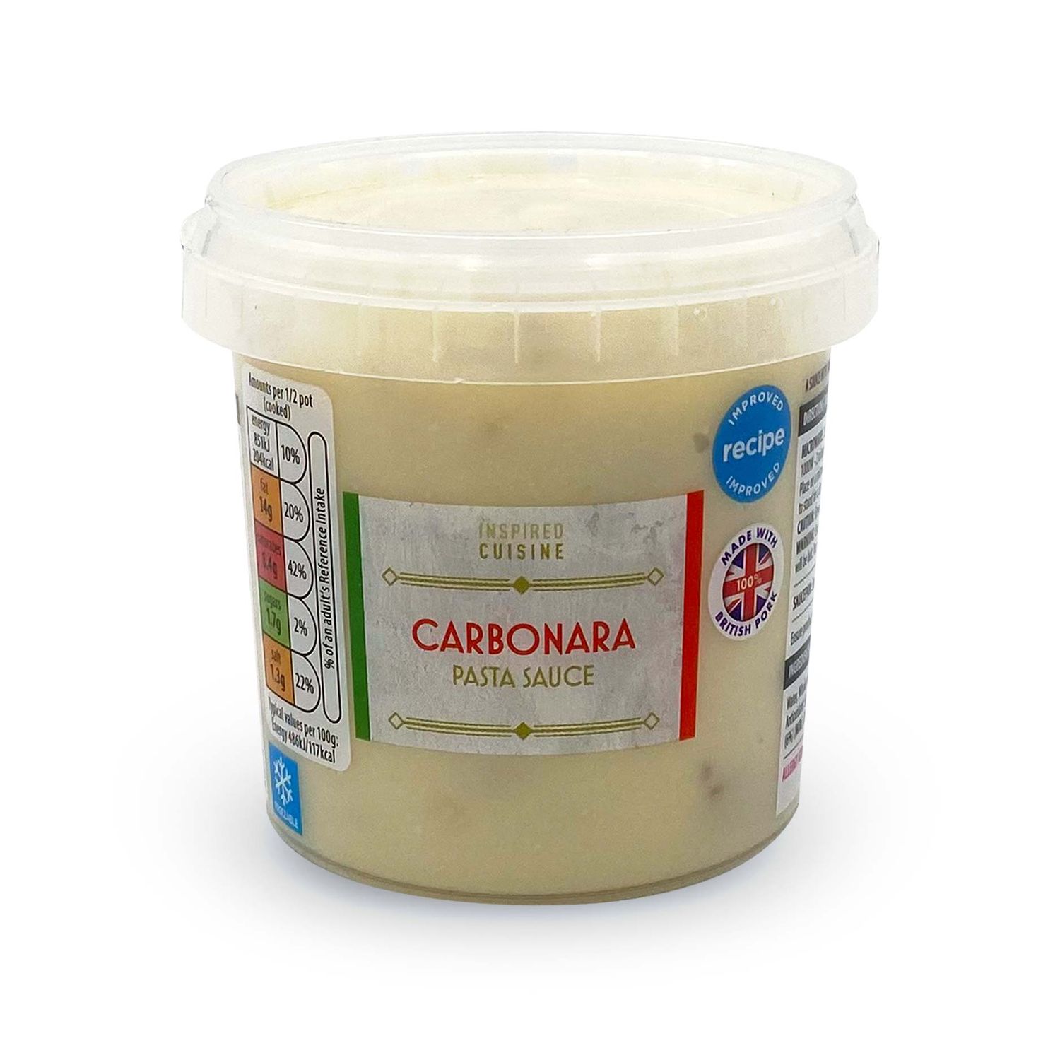 Carbonara Pasta Sauce 350g Inspired Cuisine